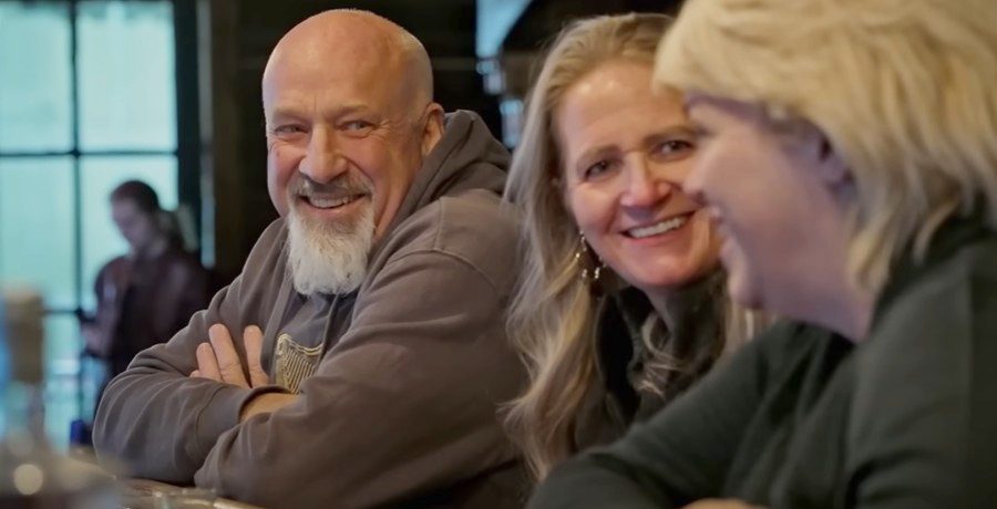 David Woolley, Christine Brown, and Janelle Brown from Sister Wives, TLC, sourced from YouTube