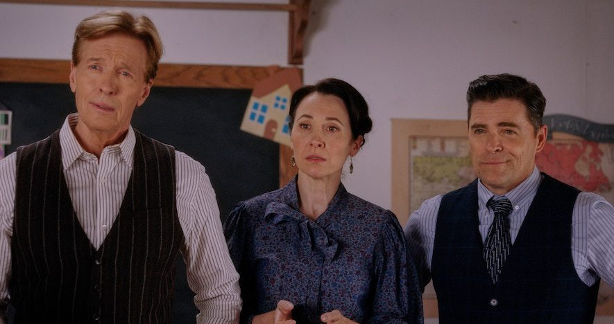 Photo: Jack Wagner, Loretta Walsh, Kavan Smith Credit: ©2025 Hallmark Media