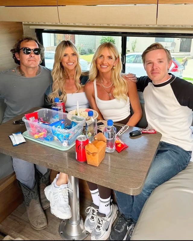 Michael Lange, Kylie Wing, Christina Haack, and another friend on Instagram