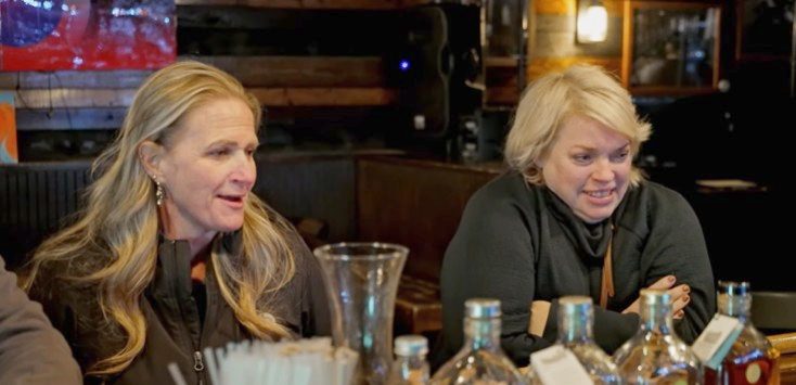 Christine Brown Woolley and Janelle Brown from Sister Wives, TLC, sourced from Instagram