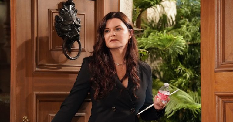 Episode 9491" Coverage of the CBS Original Series THE BOLD & THE BEAUTIFUL, scheduled to air on the CBS Television Network. Pictured: Heather Tom. Photo: Bill Inoshita/CBS ©2025 CBS Broadcasting, Inc. All Rights Reserved.