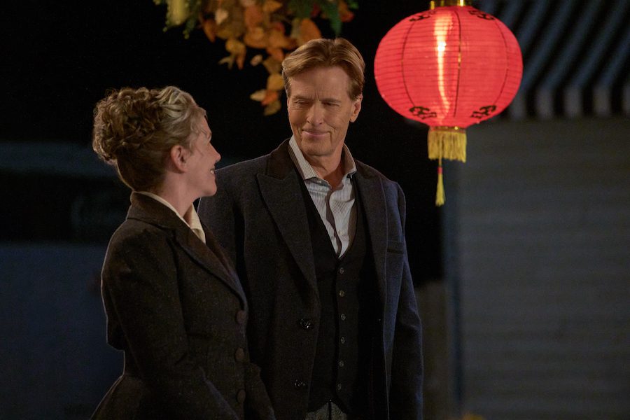 Photo: Melissa Gilbert, Jack Wagner Credit: ©2025 Hallmark Media/Photographer: Jeff Weddell