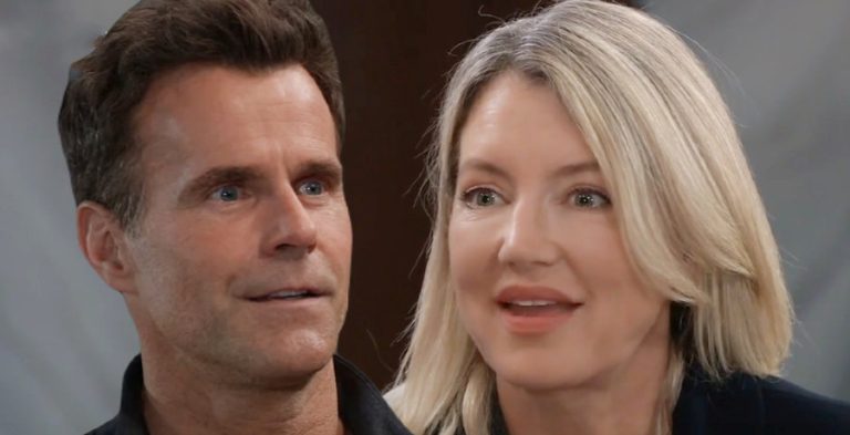 'General Hospital' Drew (Cameron Mathison) and Nina (Cynthia Watros)/Credit: YouTube