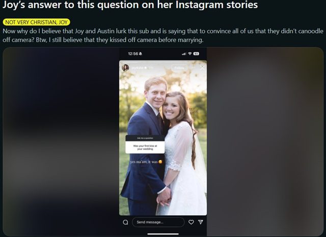 Joy-Anna Duggar & Austin Forsyth From Counting On, TLC, Sourced From @joy4site Instagram / Reddit