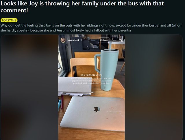 Joy-Anna Duggar From Counting On, TLC, Sourced From @joy4site Instagram / Reddit