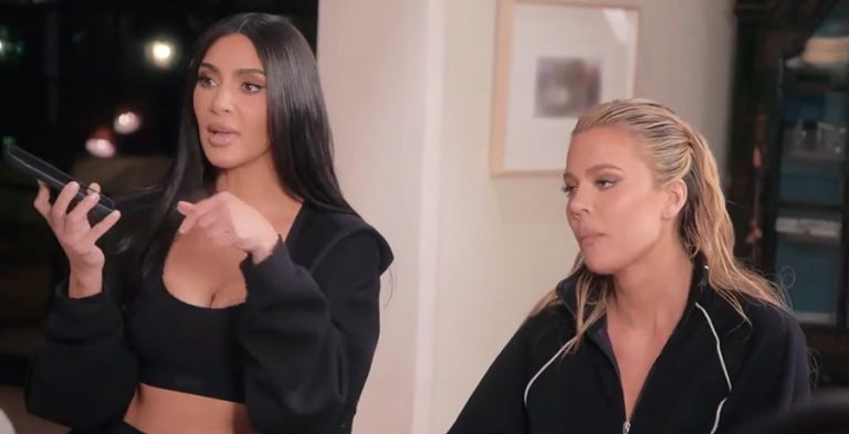 Kim and Khloe Kardashian on The Kardashians | YouTube