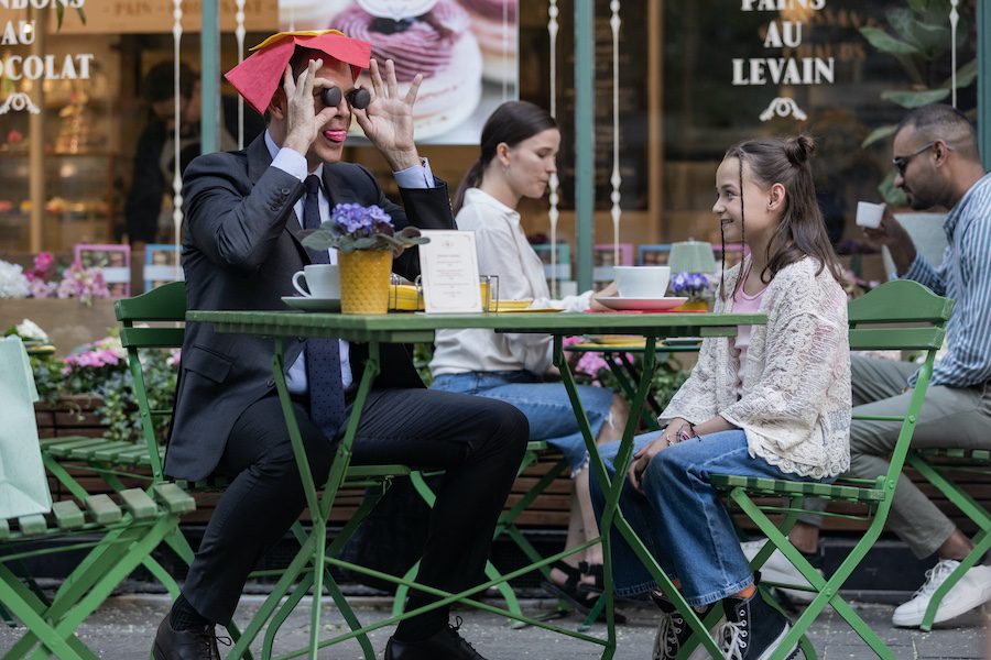 L-R Michael Weatherly as Tony Dinozzo and Isla Gie as Tali In NCIS: Tony & Ziva, episode 1, season 1, airing on Paramount+ 2025. Photo Credit: Marcell Piti/Paramount+