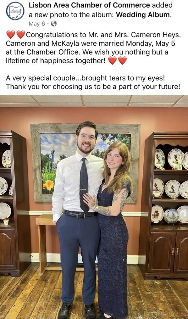 Cameron Heys, McKayla Adkins- Facebook