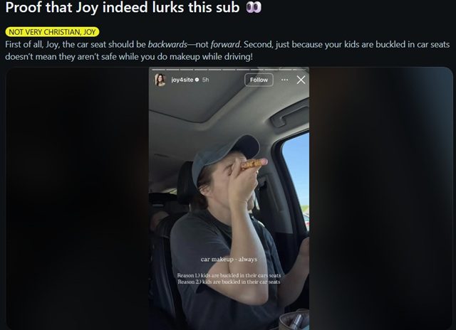 Joy-Anna Duggar From Counting On, TLC, Sourced From @joy4site Instagram / Reddit