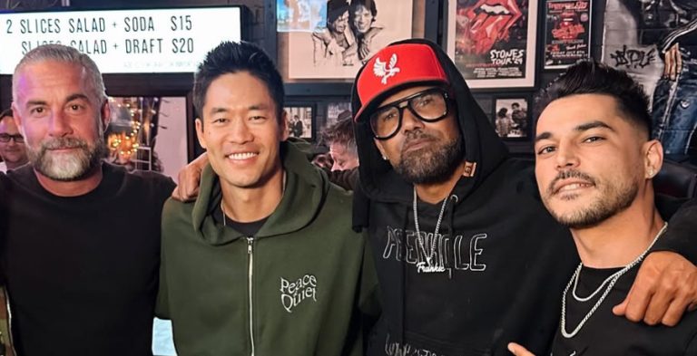 'S.W.A.T.' cast Jay Harrington, David Lim, Shemar Moore, and Niko Pepaj/Credit: Instagram