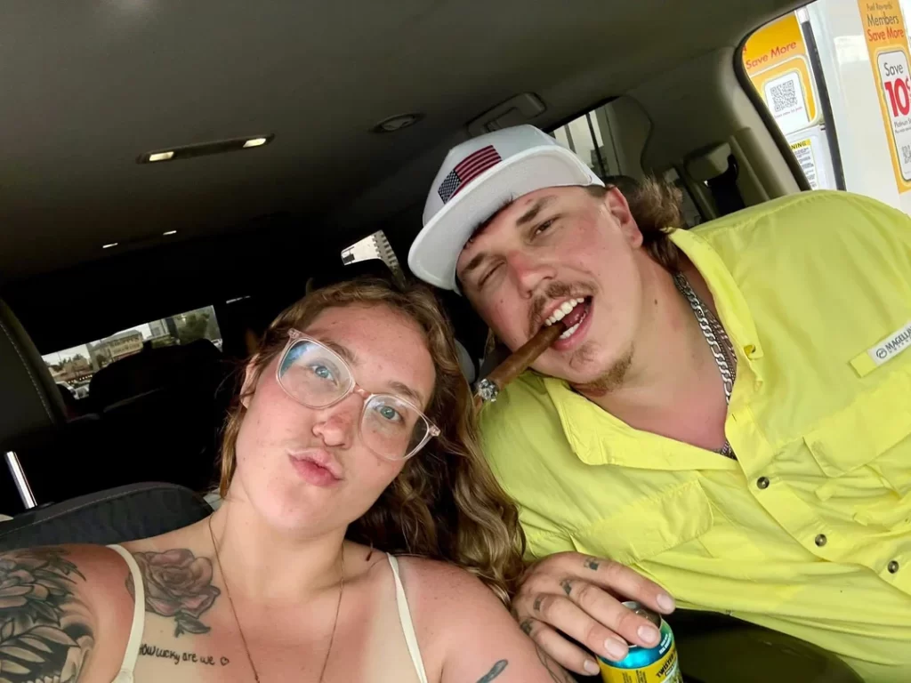 Pumpkin Efird and Darrin Kitchens