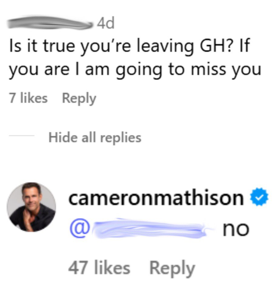 Comments on Cameron Mathison's post - Instagram