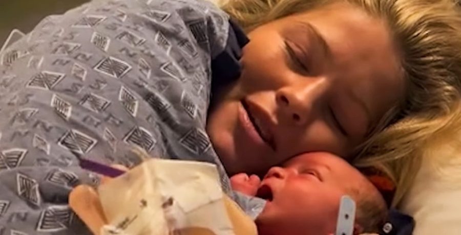 Erin Bates and baby Henry/Credit: Instagram