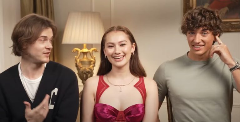 Lola Tung, Christopher Briney, and Gavin Casalegno YouTube