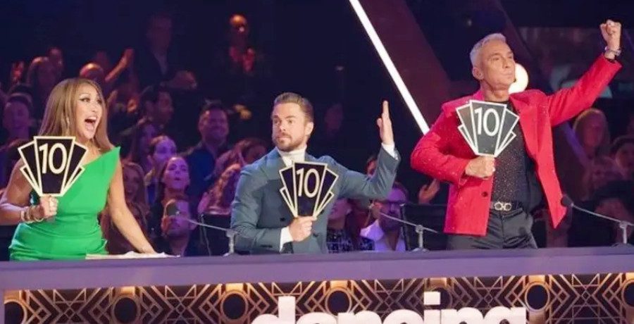 'DWTS' judges Carrie Ann Inaba, Derek Hough, and Bruno Tonioli/Credit: YouTube