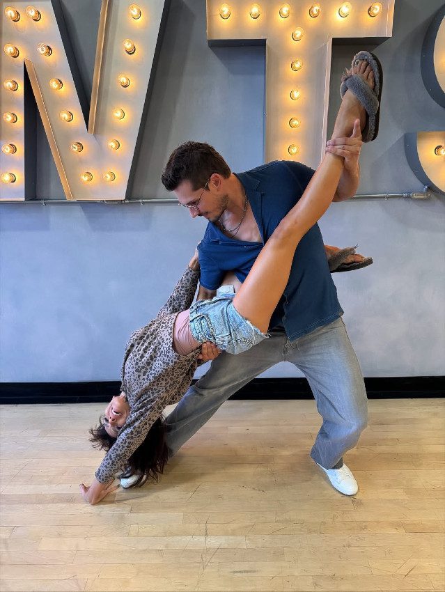 'DWTS' Hilaria Baldwin and Gleb Savchenko/Credit: Instagram