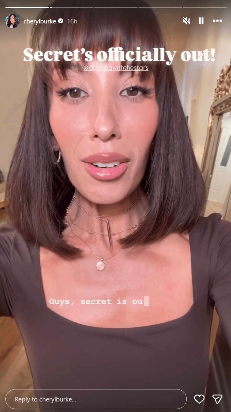 Cheryl Burke Instagram Story