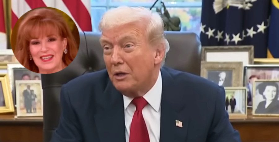 'The View' host Joy Behar and President Trump/Credit: YouTube