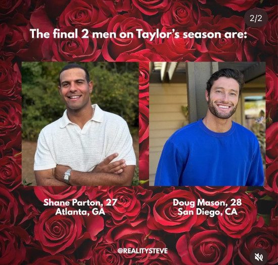 Taylor Frankie Paul's final two/Credit: Reality Steve