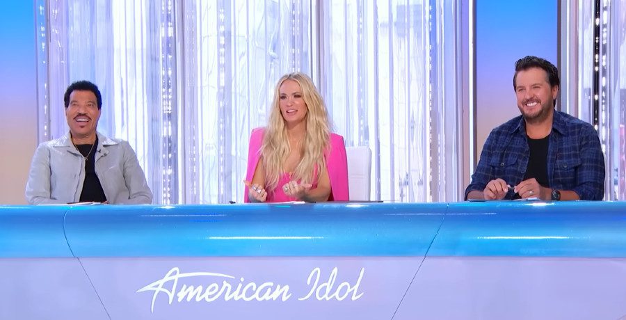 'American Idol' judges Lionel Richie, Carrie Underwood, and Luke Bryan/Credit: YouTube