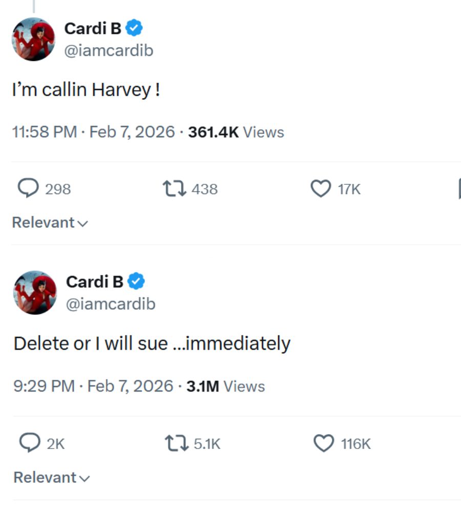 Cardi B's posts - X