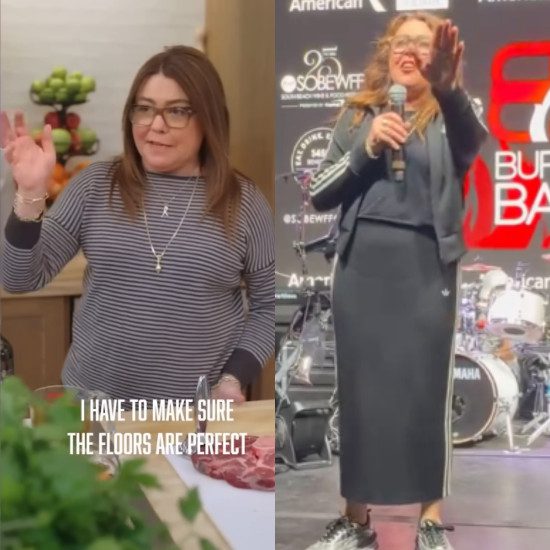 Rachael Ray before and after weight loss/Credit: YouTube, Instagram