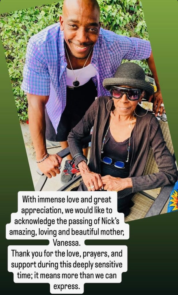 Nick Davis & his mother, Vanessa- Instagram