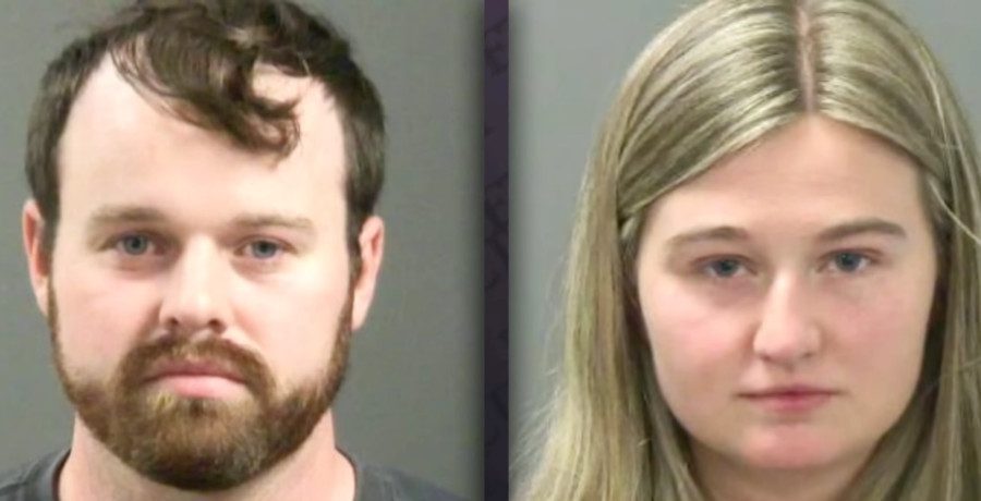 Joseph and Kendra Duggar's mugshots/Credit: YouTube