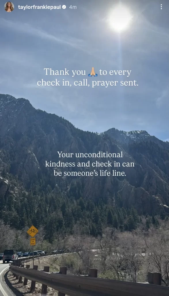 Taylor Frankie Paul Instagram