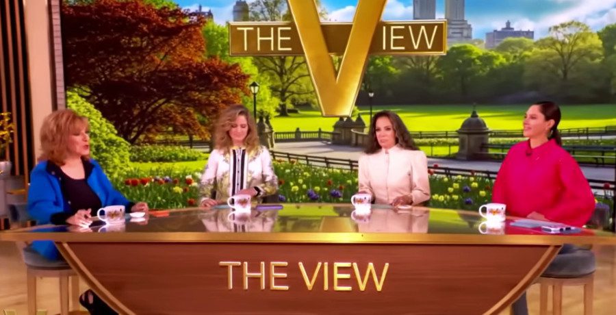 Ana Navarro absent from 'The View' table/Credit: YouTube