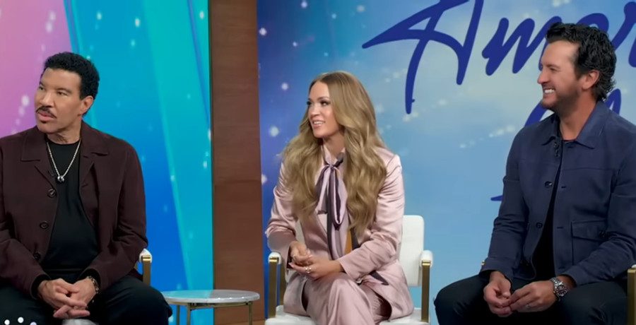 'American Idol' judges Lionel Richie, Carrie Underwood, and Luke Bryan/Credit: YouTube