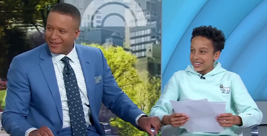 Craig Melvin and his son Delano/Credit: YouTube