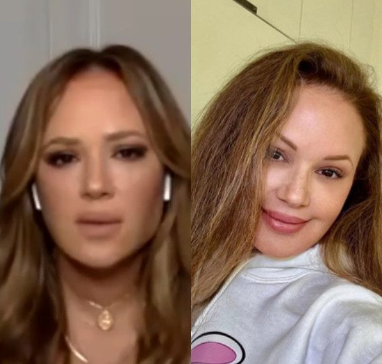 Leah Remini before and after collage/Credit: YouTube, Instagram
