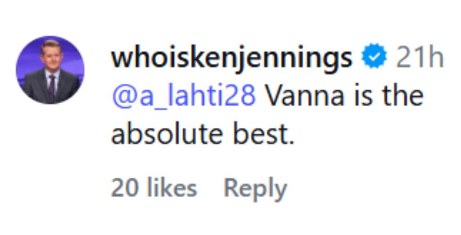 Ken Jennings' share - IG