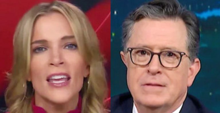 Megyn Kelly and Stephen Colbert/Credit: YouTube