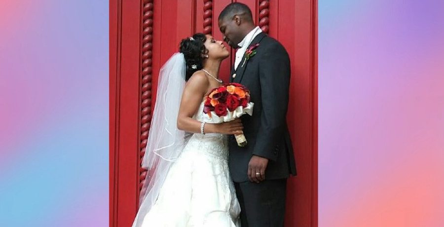 Sheinelle Jones on her wedding day/Credit: YouTube