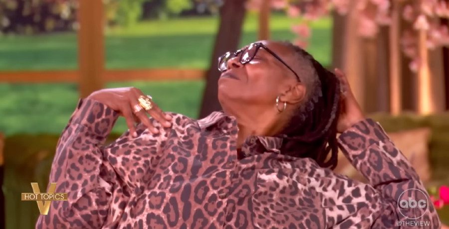 Whoopi Goldberg reclines on chair/Credit: YouTube