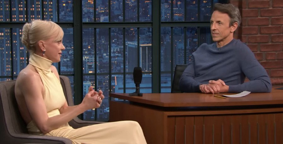 Anna Faris and Seth Meyers/Credit: YouTube