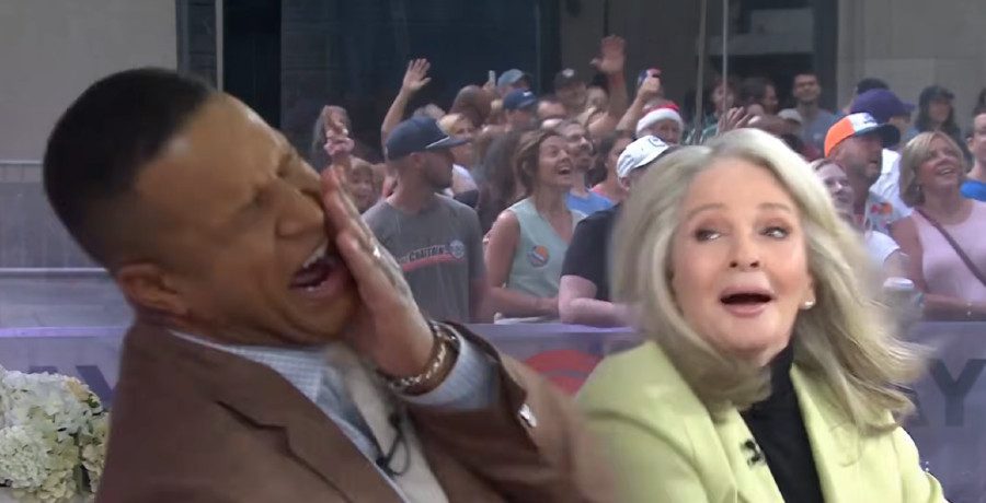 'Days of Our Lives' actress Deirdre Hall slaps Craig Melvin/Credit: YouTube