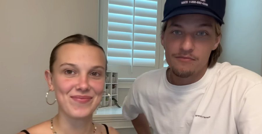 Millie Bobby Brown and Jake Bongiovi/Credit: YouTube