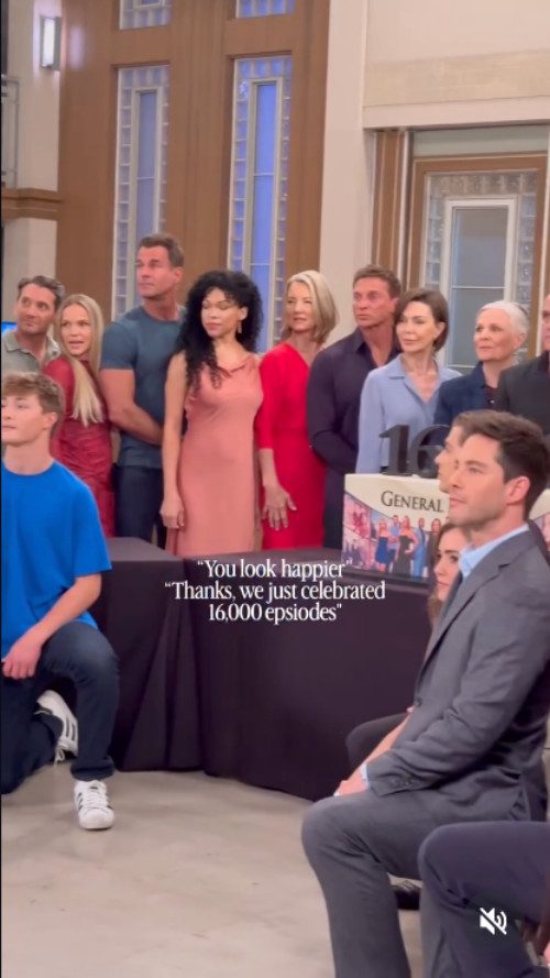 Steve Burton spotted back on 'General Hospital' set/Credit: Instagram
