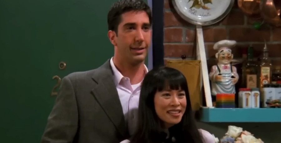David Schwimmer as Ross and Lauren Tom as Julie/Credit: YouTube