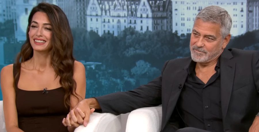 Amal and George Clooney/Credit: YouTube