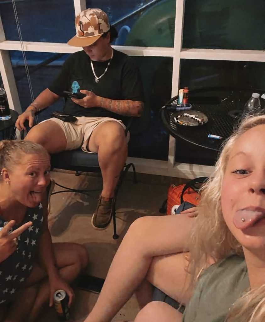 Shyann McCant, new GF in the back- Facebook