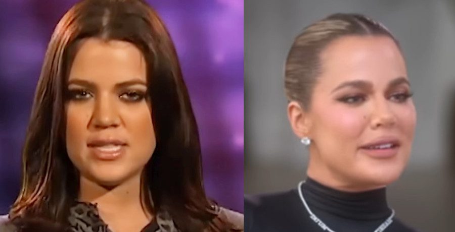 Khloe Kardashian then and now/Credit: YouTube