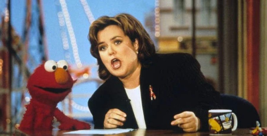 Rosie O'Donnell and Elmo/Credit: Wikimedia Commons